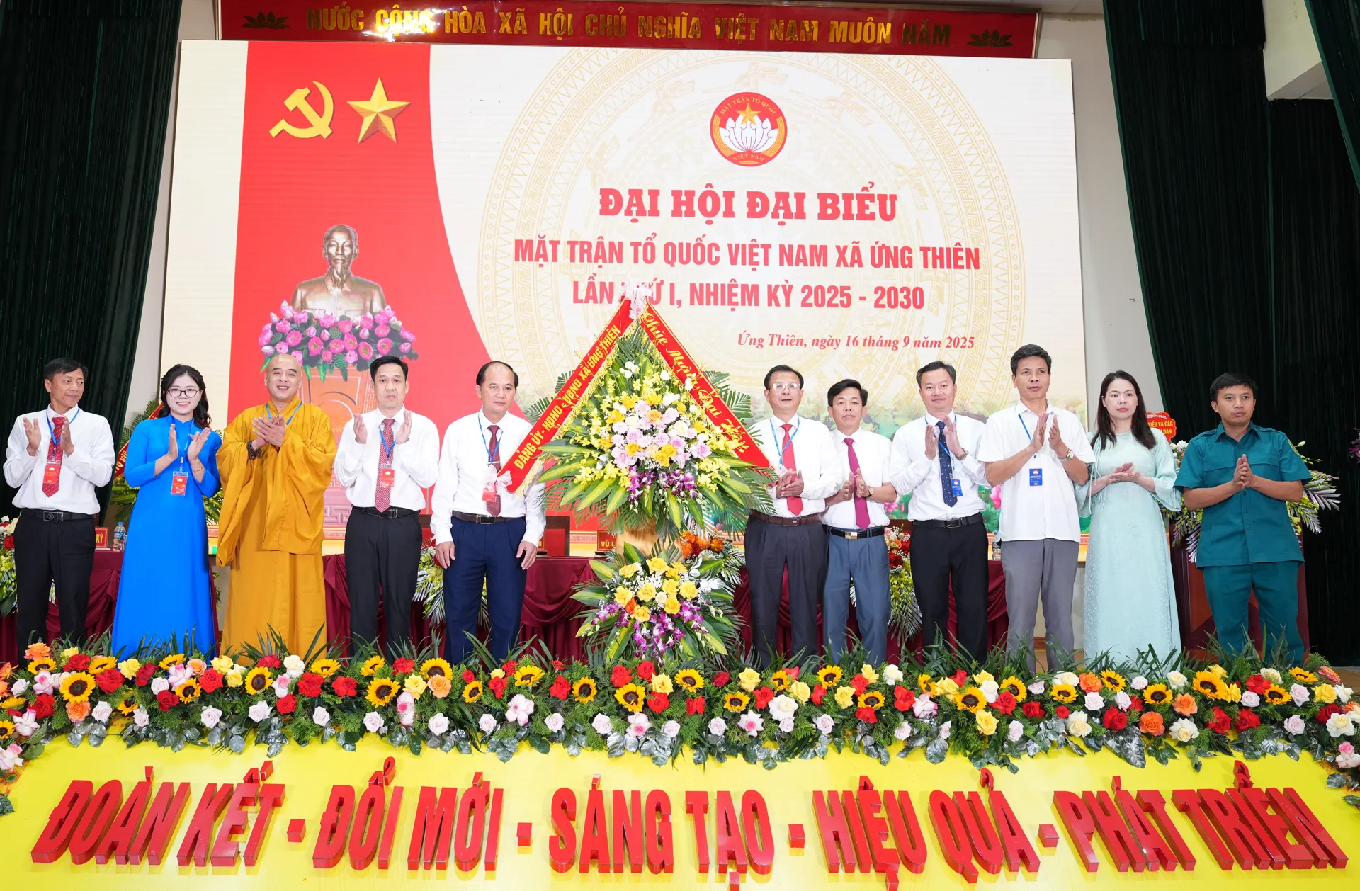 Xã Ứng Thiên: đổi mới sáng tạo xây dựng khối Đại đoàn kết toàn dân