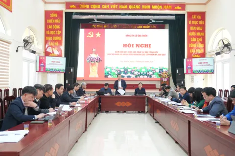 Chuẩn bị bầu cử tại Ứng Thiên: khoa học, đồng bộ, đúng quy định