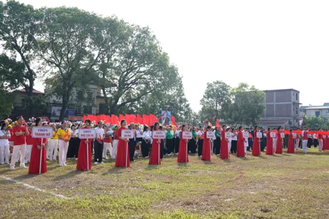 Hơn 1.500 người tham gia Đại hội Thể dục Thể thao xã Hoà Xá
