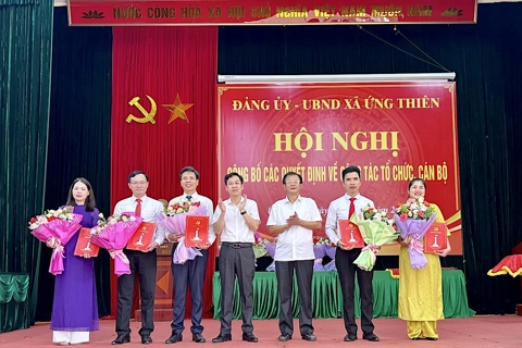 Xã Ứng Thiên: đoàn kết, đổi mới, sáng tạo trong giai đoạn mới