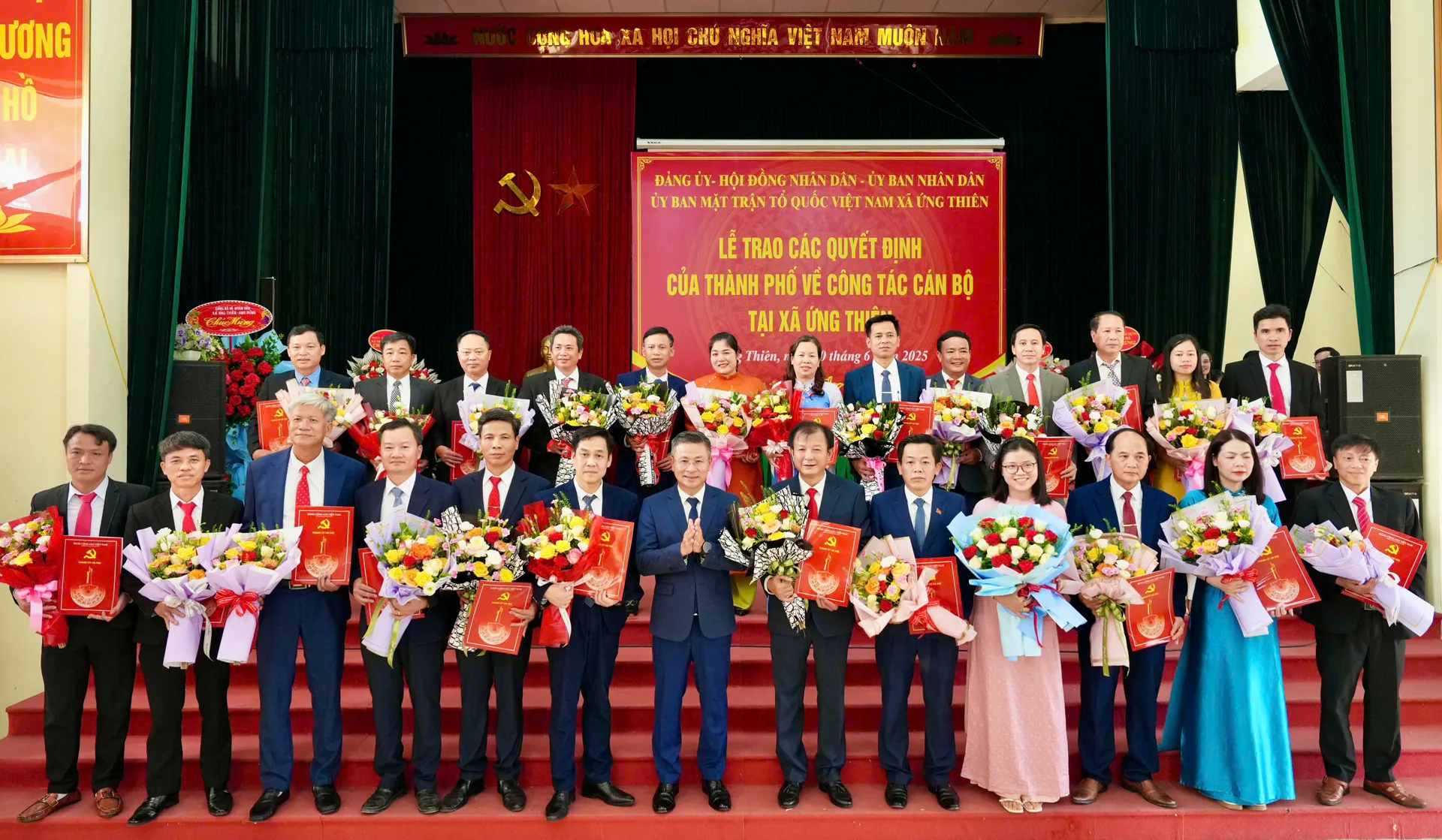 Xã Ứng Thiên: đoàn kết, thống nhất tạo ra diện mạo mới