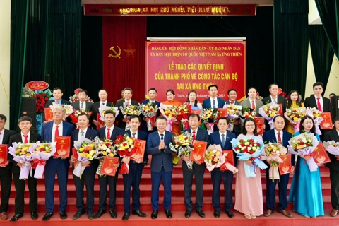 Xã Ứng Thiên: đoàn kết, thống nhất tạo ra diện mạo mới