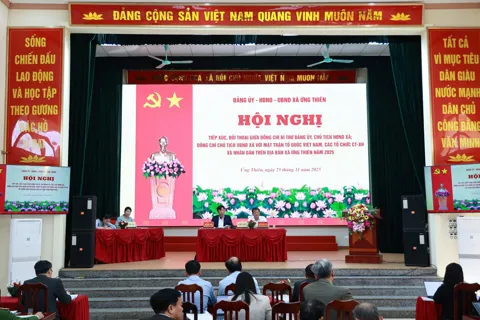 Xã Ứng Thiên: lắng nghe để phục vụ Nhân dân tốt hơn