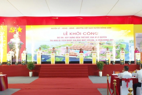Khởi công dự án xây dựng đền thờ đức vua Ngô Quyền