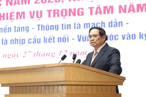 Thủ tướng Phạm Minh Chính: "Ngành VHTT&DL cần đổi mới mạnh mẽ, nhìn xa, trông rộng, nghĩ sâu, làm lớn"