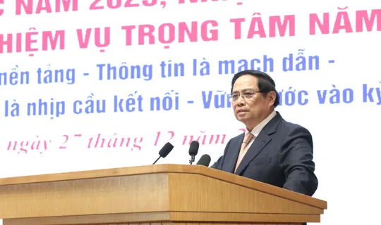 Thủ tướng Phạm Minh Chính: "Ngành VHTT&DL cần đổi mới mạnh mẽ, nhìn xa, trông rộng, nghĩ sâu, làm lớn"