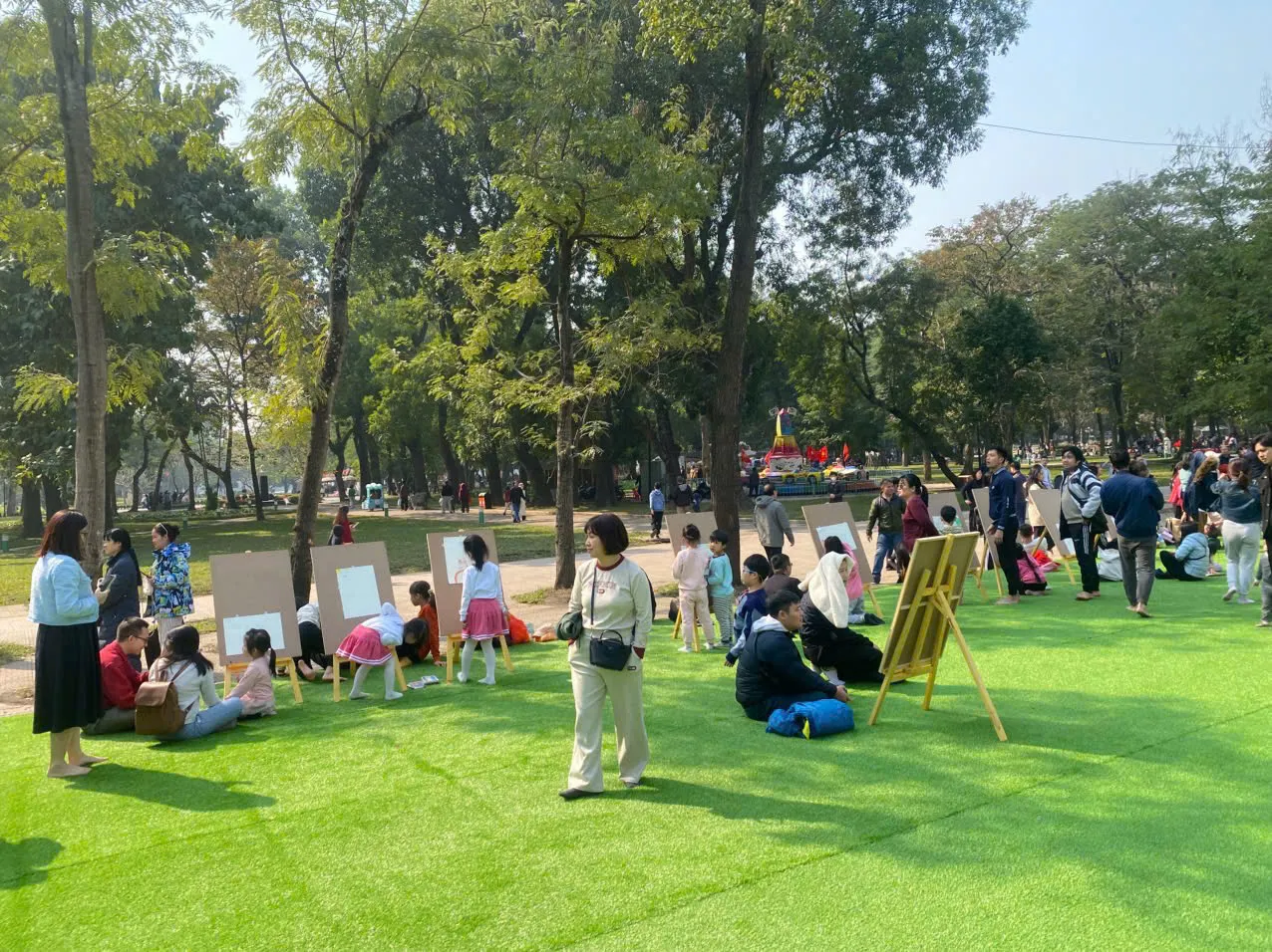 Không gian trải nghiệm sáng tạo đa sắc màu giữa lòng Thủ đô