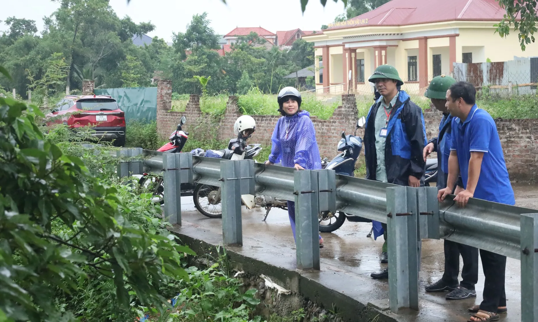 Xã Vật Lại chủ động ứng phó với bão số 3