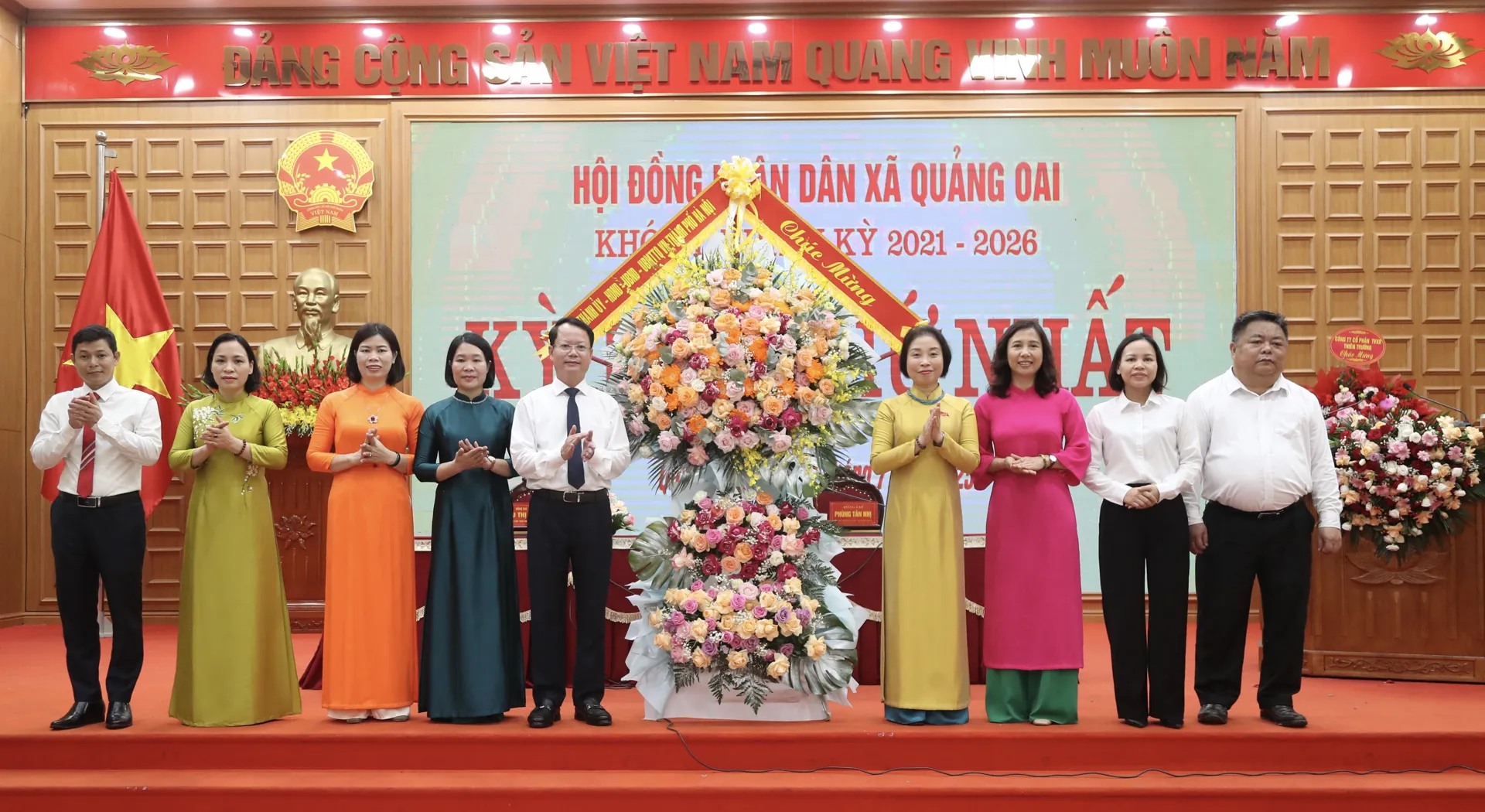 Xã Quảng Oai: tập trung vận hành chính quyền địa phương 2 cấp thông suốt