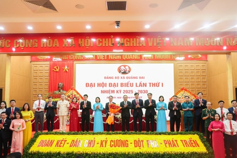 Phát triển xã Quảng Oai bền vững, văn minh, hạnh phúc và giàu bản sắc