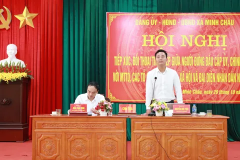Xây dựng xã Minh Châu theo định hướng “Xanh – Văn minh – Hạnh phúc”