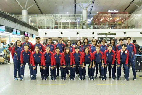 Futsal nữ Việt Nam tập huấn tại Trung Quốc chuẩn bị cho SEA Games 33