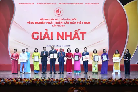 Báo Kinh tế & Đô thị đạt giải Nhì Giải Báo chí toàn quốc “Vì sự nghiệp phát triển văn hóa Việt Nam” lần thứ Ba