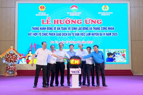 Nhiều cơ hội việc làm cho lao động tại huyện Ba Vì
