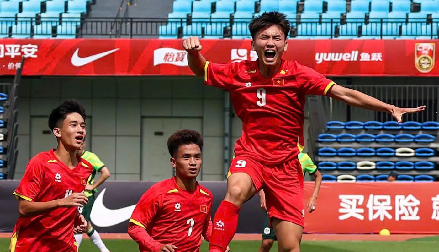 Giải U16 quốc tế CFA Team China 2025: Việt Nam thắng ngược Ả Rập Xê Út