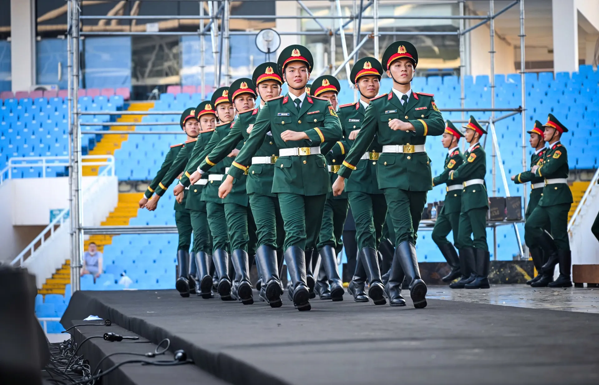68 quân nhân tham dự duyệt binh tại Quảng trường Đỏ luyện tập cho chương trình "Tổ quốc trong tim"
