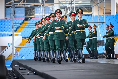 68 quân nhân tham dự duyệt binh tại Quảng trường Đỏ luyện tập cho chương trình "Tổ quốc trong tim"
