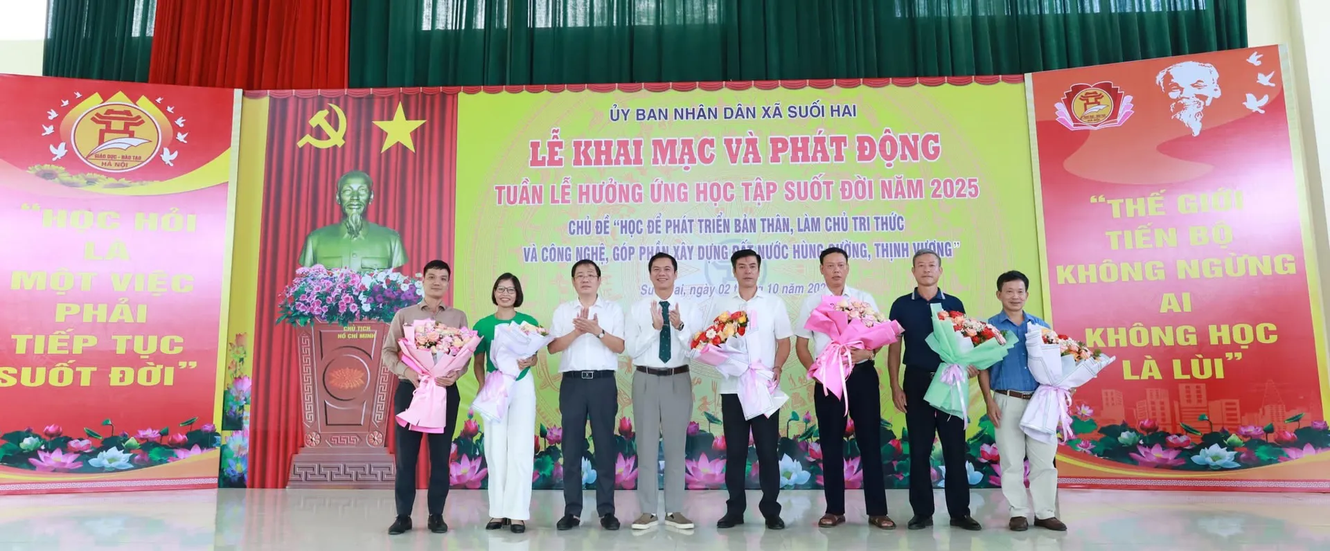 Xã Suối Hai phát động Tuần lễ hưởng ứng học tập suốt đời năm 2025