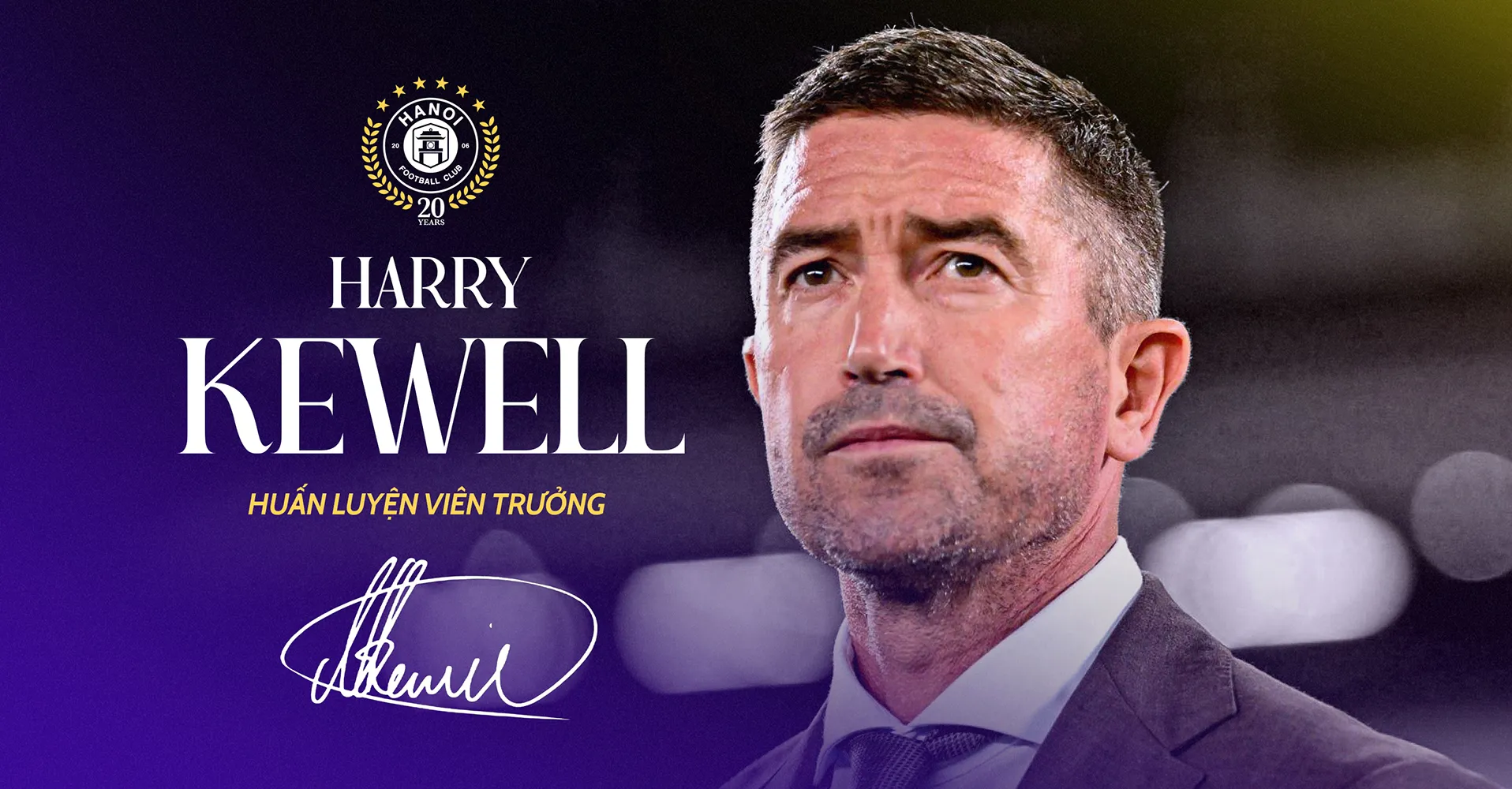 Hà Nội FC chiêu mộ cựu cầu thủ Liverpool Harry Kewell làm huấn luyện viên trưởng  