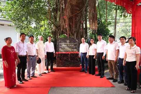 Xã Vật Lại gắn biển công trình "Dân vận khéo"