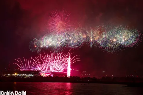 Đặc sắc màn tổng duyệt bắn pháo hoa chào mừng Đại hội XIV của Đảng