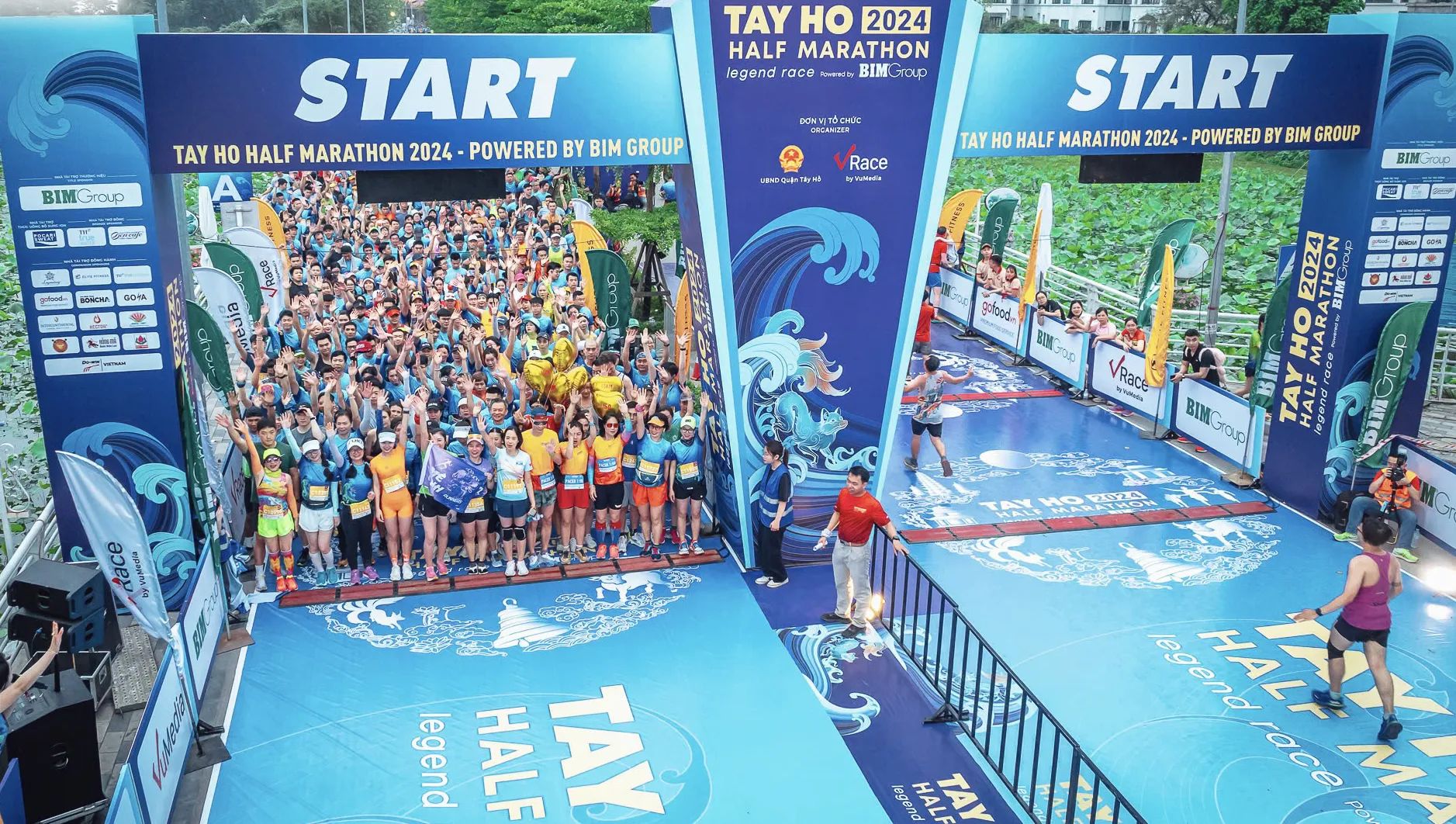 Tay Ho Half Marathon 2025 dự kiến thu hút khoảng 12.000 vận động viên tham dự