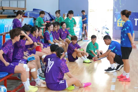 Tuyển futsal nữ Việt Nam tập trung chuẩn bị cho SEA Games 33