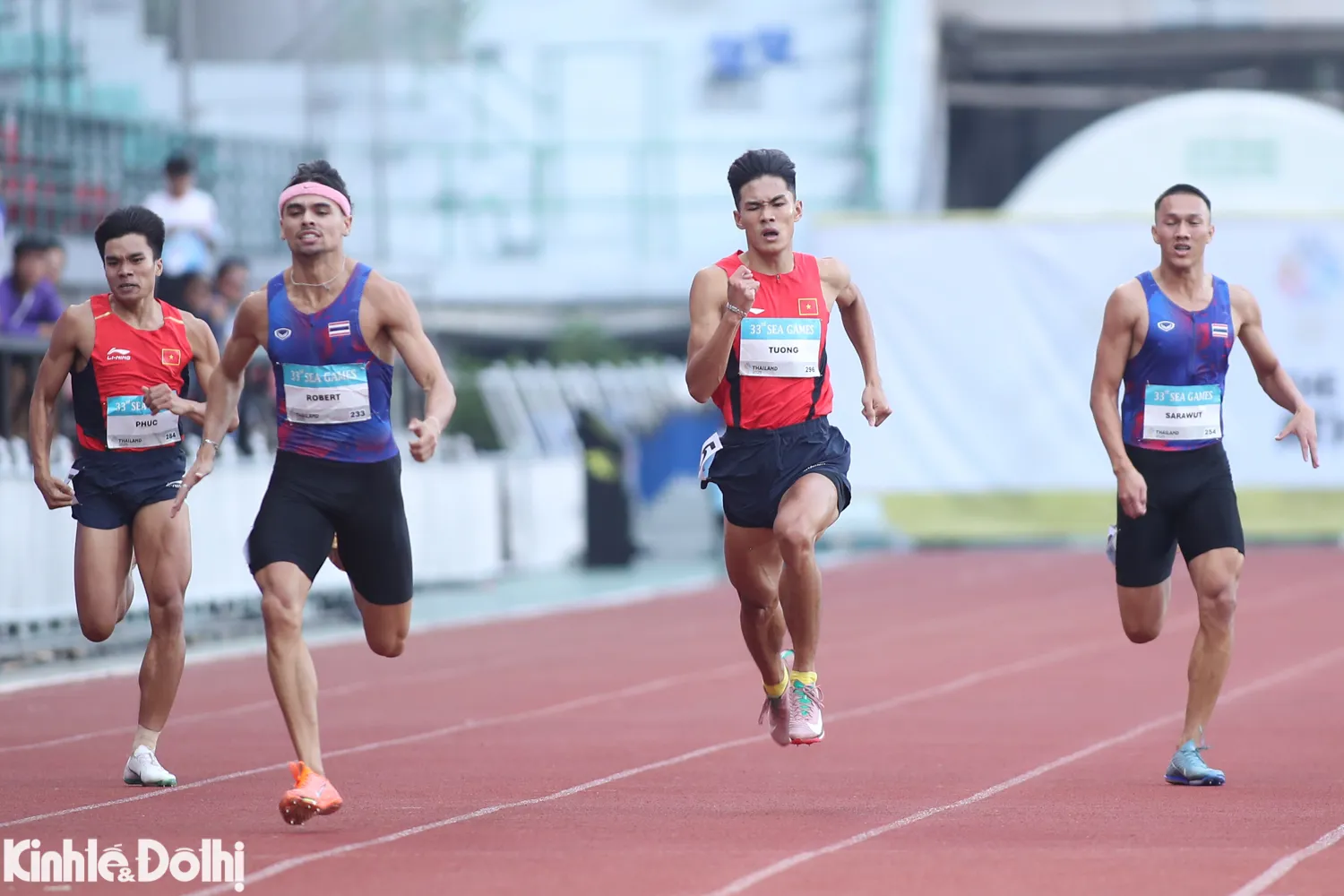 Phá kỷ lục quốc gia và SEA Games, chân chạy Việt Nam vẫn mất Huy chương Vàng trước Thái Lan