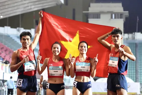Kết quả SEA Games 33 ngày 13/12: điền kinh phá kỷ lục nội dung 4x400m nam nữ