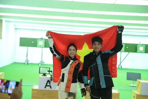 Bắn súng giành huy chương Vàng đầu tiên tại SEA Games 33