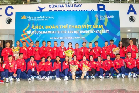 Đoàn Thể thao Việt Nam lên đường "săn vàng" SEA Games 33