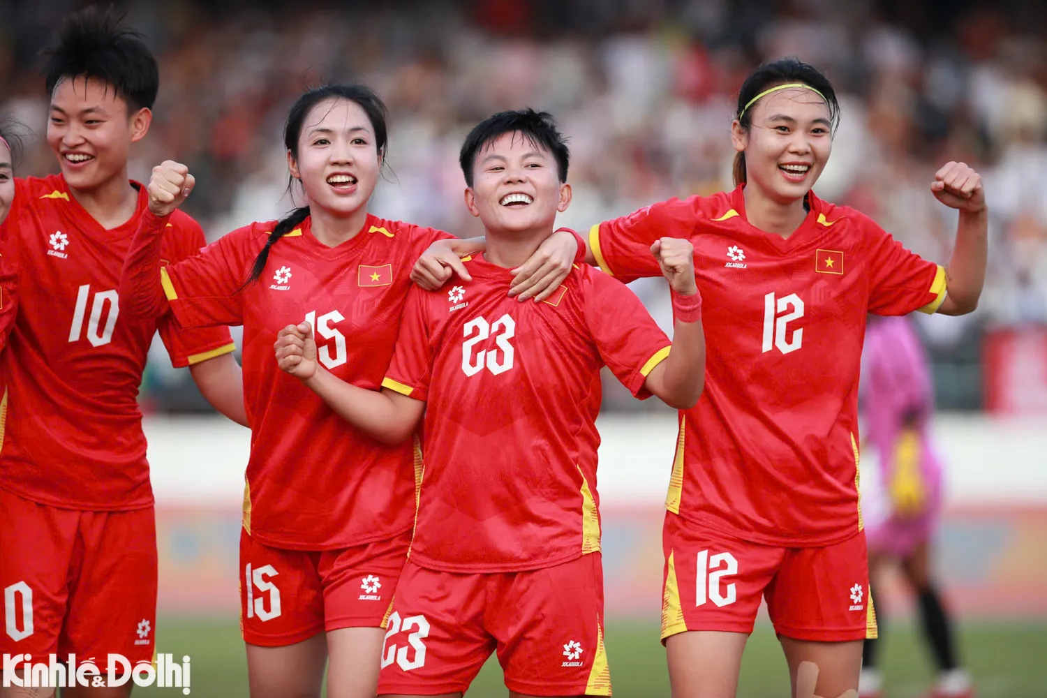 Thắng Myanmar, tuyển nữ Việt Nam vào bán kết SEA Games 33