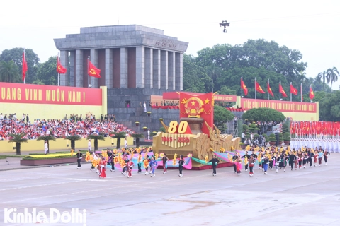Toàn cảnh tổng duyệt cấp Nhà nước lễ diễu binh, diễu hành kỷ niệm 80 năm Quốc khánh 2/9
