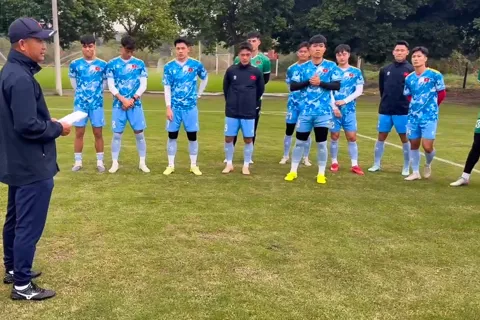 U22 Việt Nam có buổi tập duy nhất trước trận đấu với U22 Trung Quốc