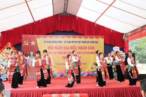 Xã Suối Hai: phát huy sức dân trong xây dựng đời sống văn hóa cơ sở