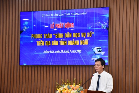 Quảng Ngãi phát động phong trào “Bình dân học vụ số”