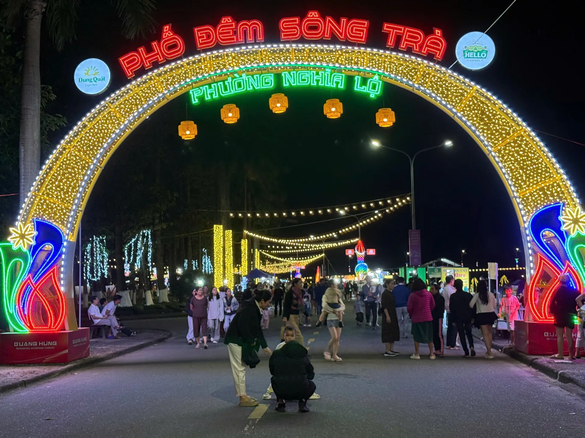 Khai trương Phố đêm sông Trà – điểm hẹn mới về đêm của Quảng Ngãi