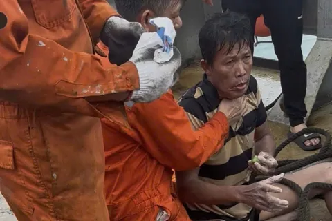 Phép màu trong vụ 3 người dân Lý Sơn mất tích giữa bão 13: đã tìm thấy 1 người còn sống