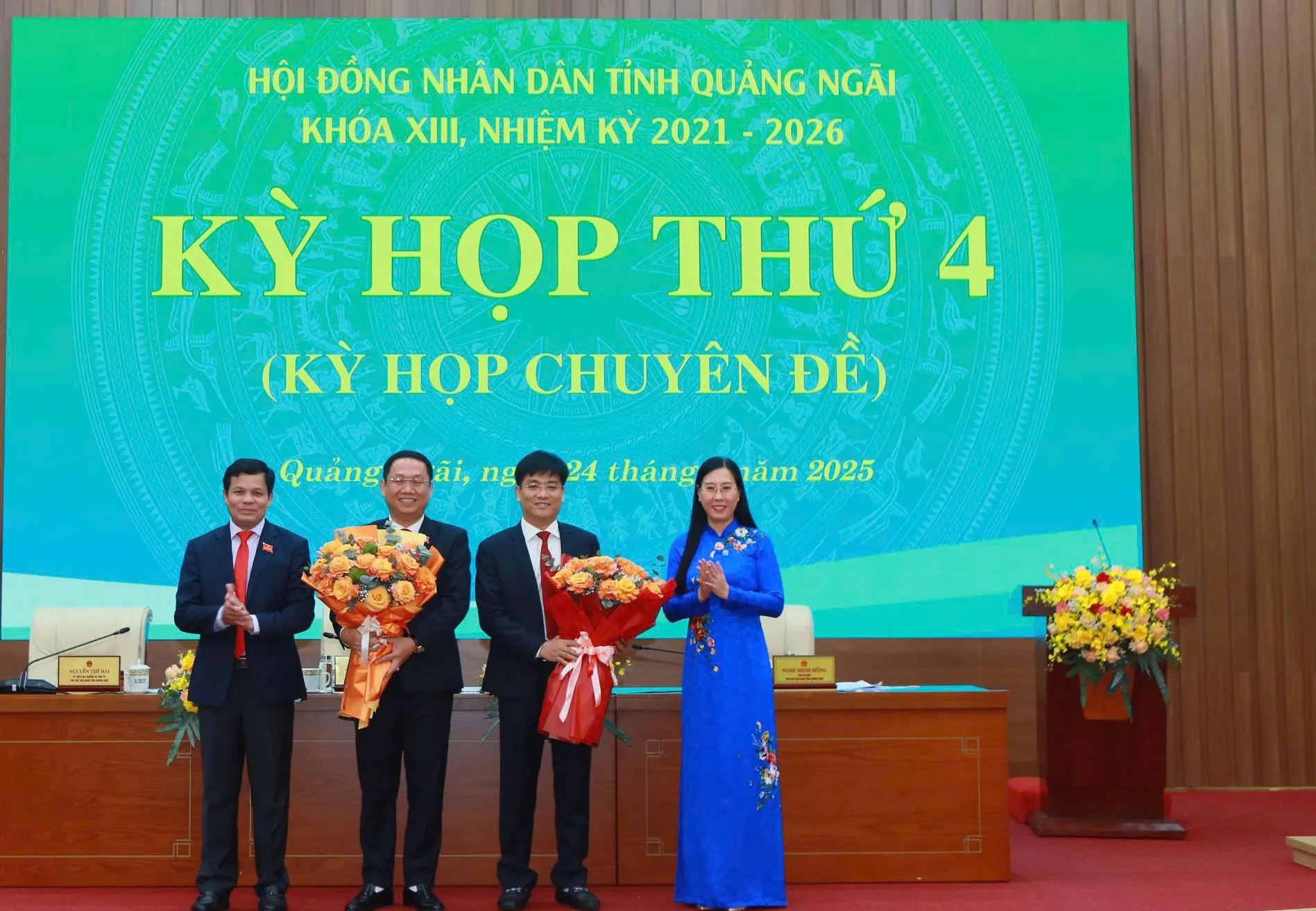 Quảng Ngãi có thêm 2 Phó Chủ tịch UBND tỉnh