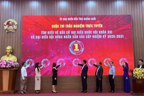 Quảng Ngãi phát động cuộc thi trực tuyến tìm hiểu về bầu cử nhiệm kỳ 2026-2031