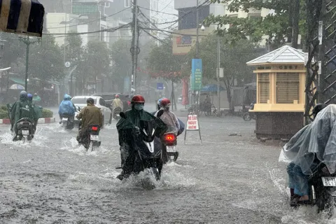 Quảng Ngãi: mưa lớn gây ngập và sạt lở nhiều nơi