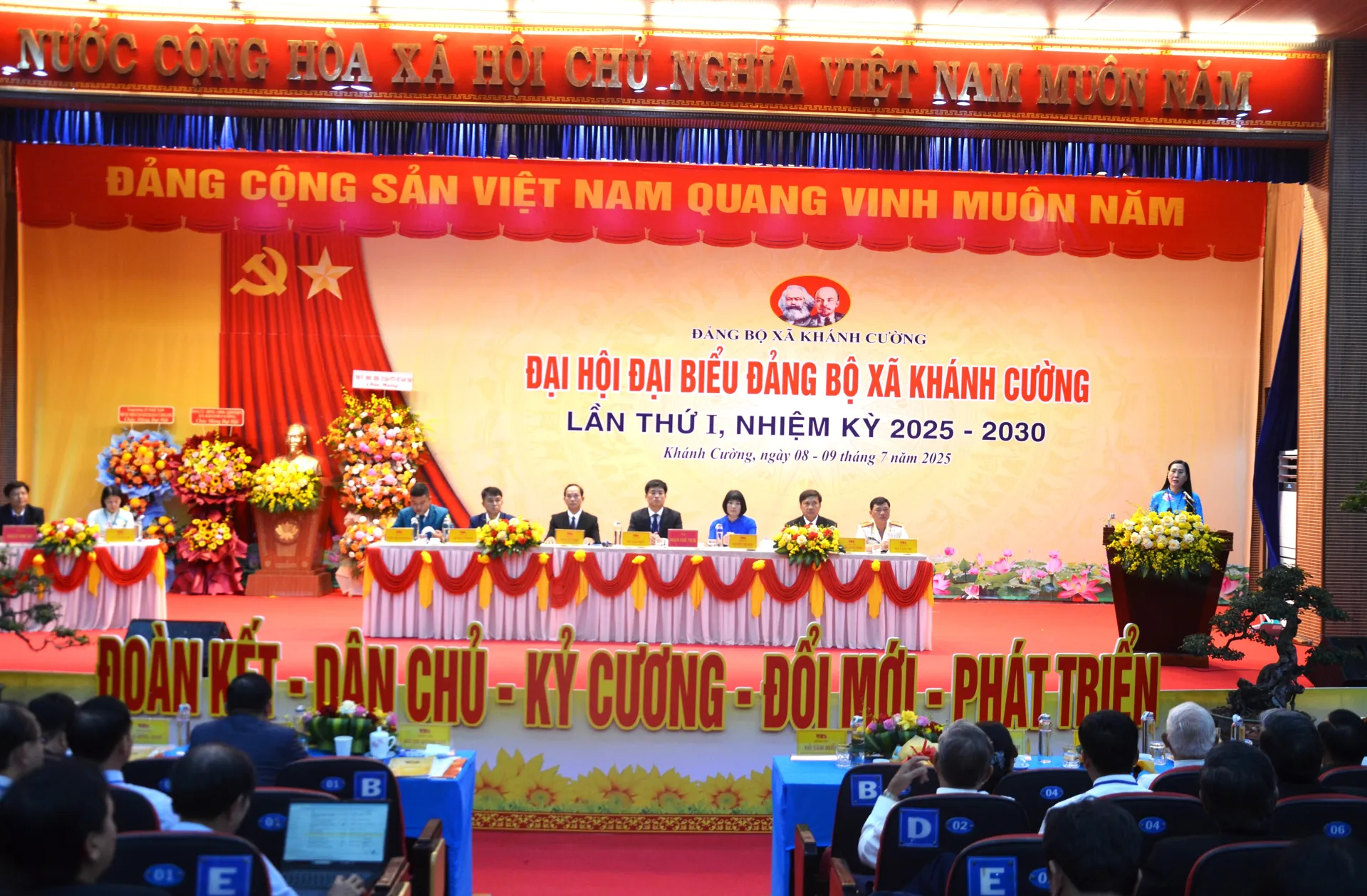 Đảng bộ xã Khánh Cường mở đầu Đại hội cấp cơ sở tại Quảng Ngãi
