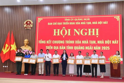 Quảng Ngãi về đích sớm trong hành trình xóa nhà tạm, nhà dột nát