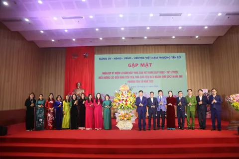 Phường Yên Sở: tôn vinh điển hình tiên tiến, lan tỏa giá trị “Tôn sư trọng đạo”