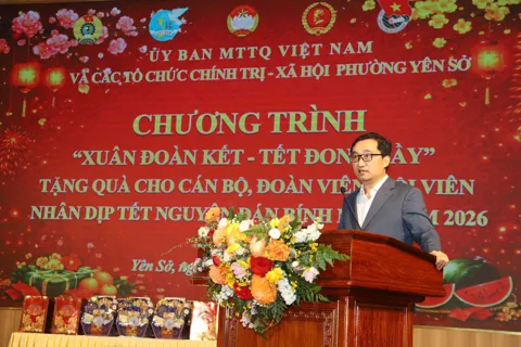 Ấm áp “Xuân đoàn kết – Tết đong đầy” tại phường Yên Sở