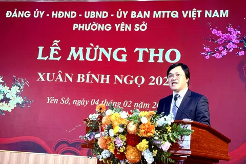 Phường Yên Sở: mừng thọ người cao tuổi Xuân Bính Ngọ 2026