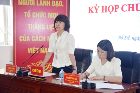 Phường Bồ Đề chính thức thông qua Nghị quyết về việc đổi tên các tổ dân phố