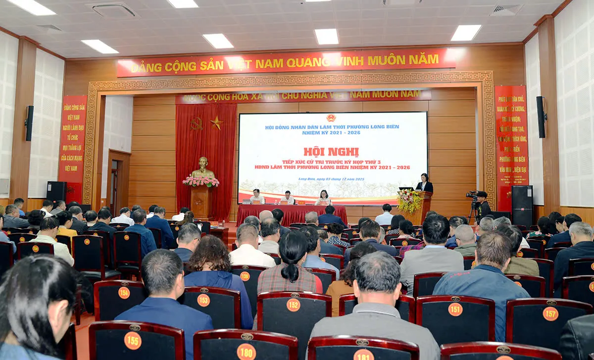 Phường Long Biên - xử lý những tồn tại về hạ tầng từ kiến nghị của cử tri