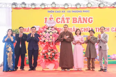 Khánh thành nhà Mẫu chùa Thích Ca (xã Thượng Phúc)