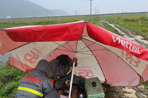 Ứng cứu thành công tín hiệu viễn thông tại các xã chịu ảnh hưởng bão Bualoi
